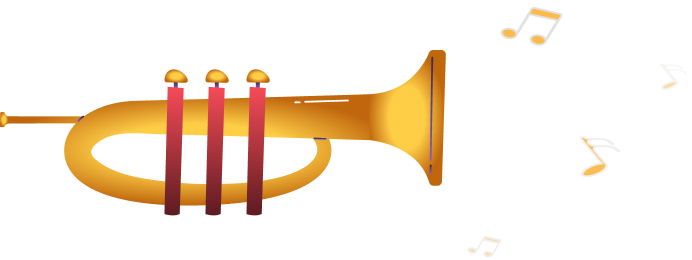 Trumpet Decoration